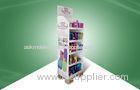 Stable 5 - shelf Cardboard POS Display For Cups and Bottles Selling to Carrefour