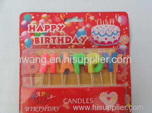 Birthday Candles Birthday Candles Happy Birthday factory direct powder letters Set