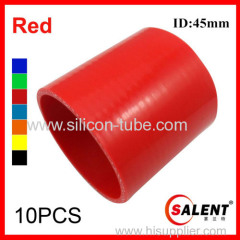 SALENT High Temp 4-ply Reinforced Straight Silicone Coupler Hoses ID 45mm