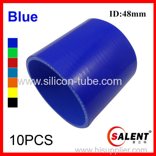 SALENT High Temp 4-ply Reinforced Straight Silicone Coupler Hoses ID 48mm