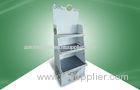 Three Tier Adjustable Shelf Cardboard Display Stand for Beauty Care Products