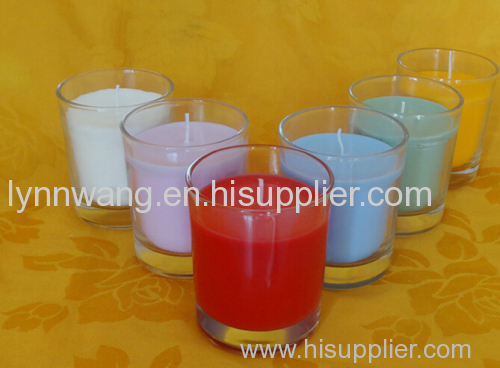 Genuine wholesale glass candle romantic 7x8.5