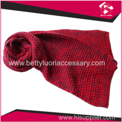 WINTER LADIES KNITTED RED SCARF