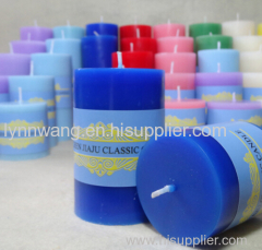 Aromatherapy pillar candle smoke-free environment new hotel wedding