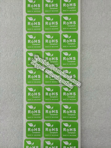 Custom Printable Adhesive Eco-friendly Coated Paper Label Stickers LOGO Stickers