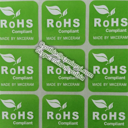 Coated Paper Adhesive Label LOGO Sticker