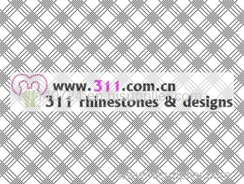 311 raw fabric rhinestone studs copper studs hot-fix heat transfer rhinestone motif design 1