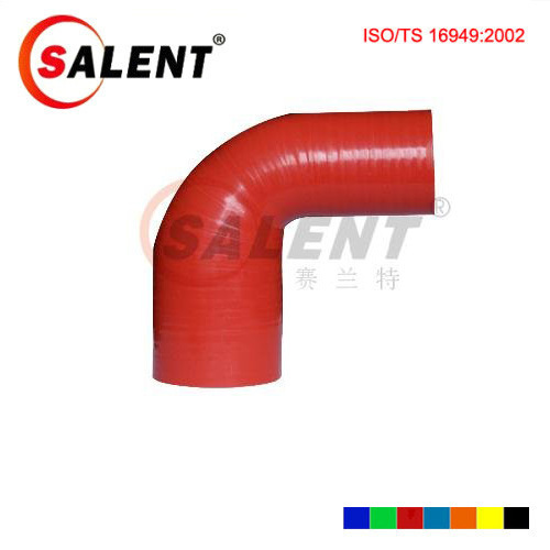 Red SALENT High Temp Reinforced 90 Degree Reducer Elbow Coupler