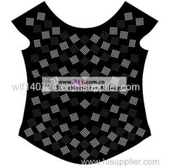 311-full body-hot-fix heat transfer rhinestone motif design 4