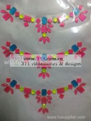 311-neon epoxy studs-hot-fix heat transfer rhinestone motif design 2