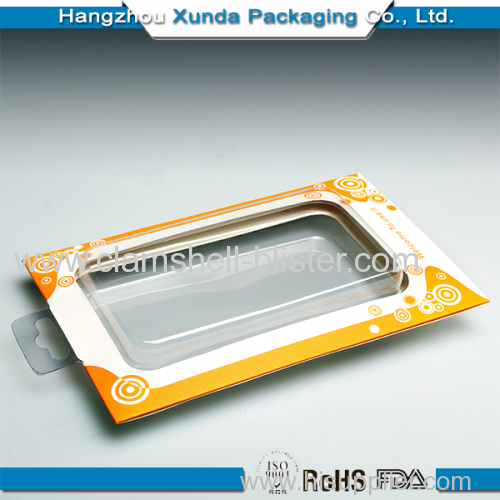 Mobile case clamshell packaging