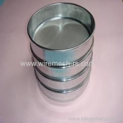 Stainless steel mesh laboratory sieves