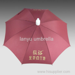 Automatic open straight umbrellas various logos non-drip sets curved handle portable convenient