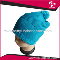 LADIES ACRYLIC KNITTED BEANIE