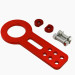 RED JDM NEW VERSION GEN 2 BUMPER TOW HAULING HOOK KITS V2