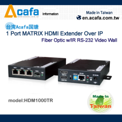 HDMI Multiple sender to Multiple Receiver Cascaded-chainable Optical Extenders