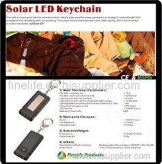 Hot selling Solar led keychain