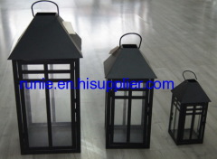 big metal lanterns candle holders