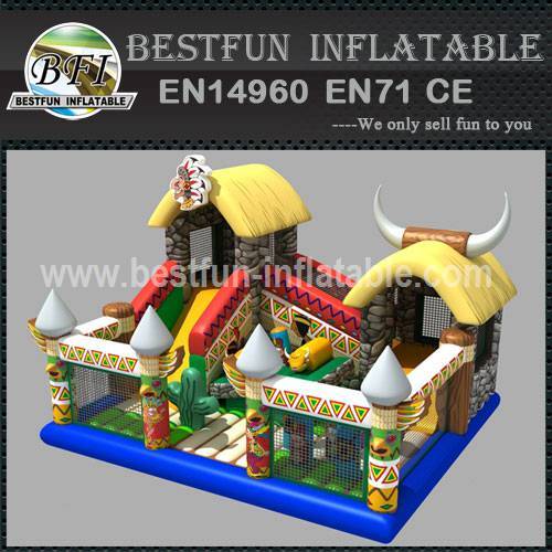 INDIAN VILLAGE INFLATABLE PLAYGROUND