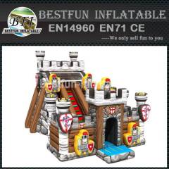 INFLATABLE MEDIEVAL FORTRESS PLAYGROUND