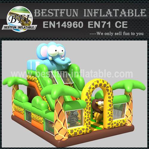 Savannah maxi zoo inflatable slide