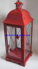 big metal lanterns candle holders