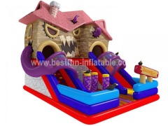Commercial inflatable halloween haunted castle house