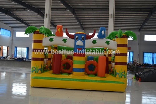 Inflatable forest jungle bouncer playground