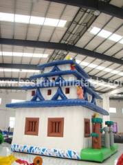 Pagoda inflatable mini jumping playground