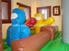 Pagoda inflatable mini jumping playground