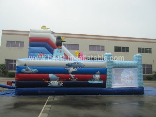 Penguin And Bear Inflatable Theme Park