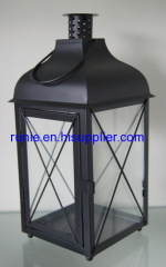 big metal lanterns candle holders