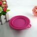 pet silicone foldable bowl