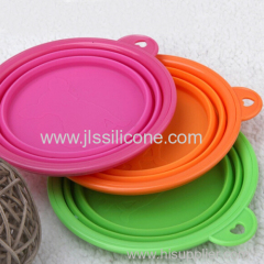 Silicone kitchen collapsible bowl for pet dog