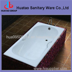 cast iron built-in cast iron bathtub