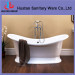 Pedestal cast iron bathtub