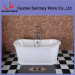 classic bathtub with pedestal