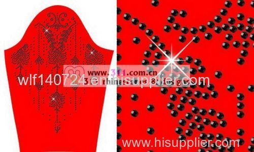 311 epoxy hot-fix heat transfer rhinestone motif design 2