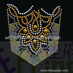 311Pocket Map hot-fix heat transfer rhinestone motif design