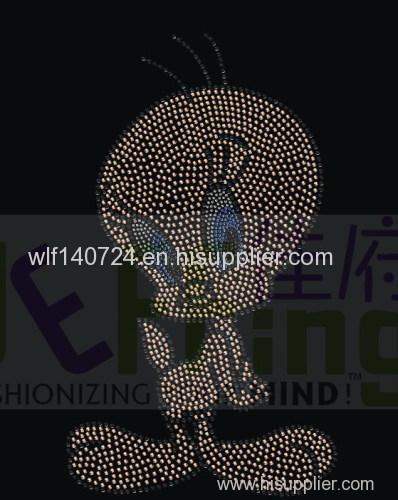 311 animalduckhot-fix heat transfer rhinestone motif design