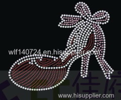 311Shoeshot-fix heat transfer rhinestone motif design