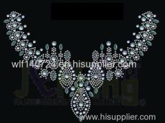 311Collar isigninahot-fix heat transfer rhinestone motif design