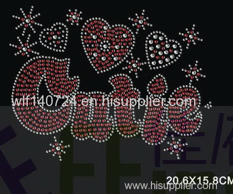 311Letterhot-fix heat transfer rhinestone motif design