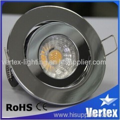 High quality Dimmable Tilt IP20 Ceiling COB LED Down light