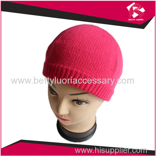 LADIES JACQUARD KNITTED BERET