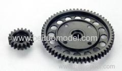 Middle reduction gear set for rc desert truck