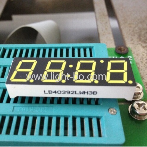 Ultra White 10mm 4 digit 7 segment led display for home appliance control panel