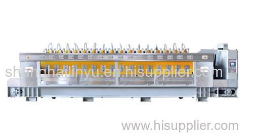 Bridge type multi-head stone polishing machine