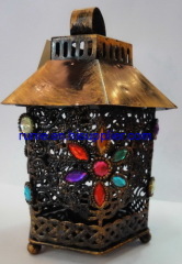 beads lantern tea light candle holders