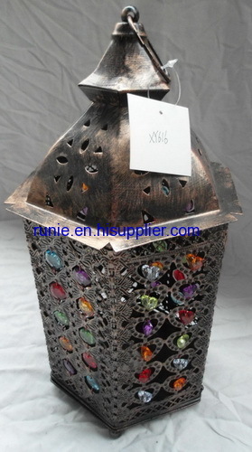 beads lantern tea light candle holders